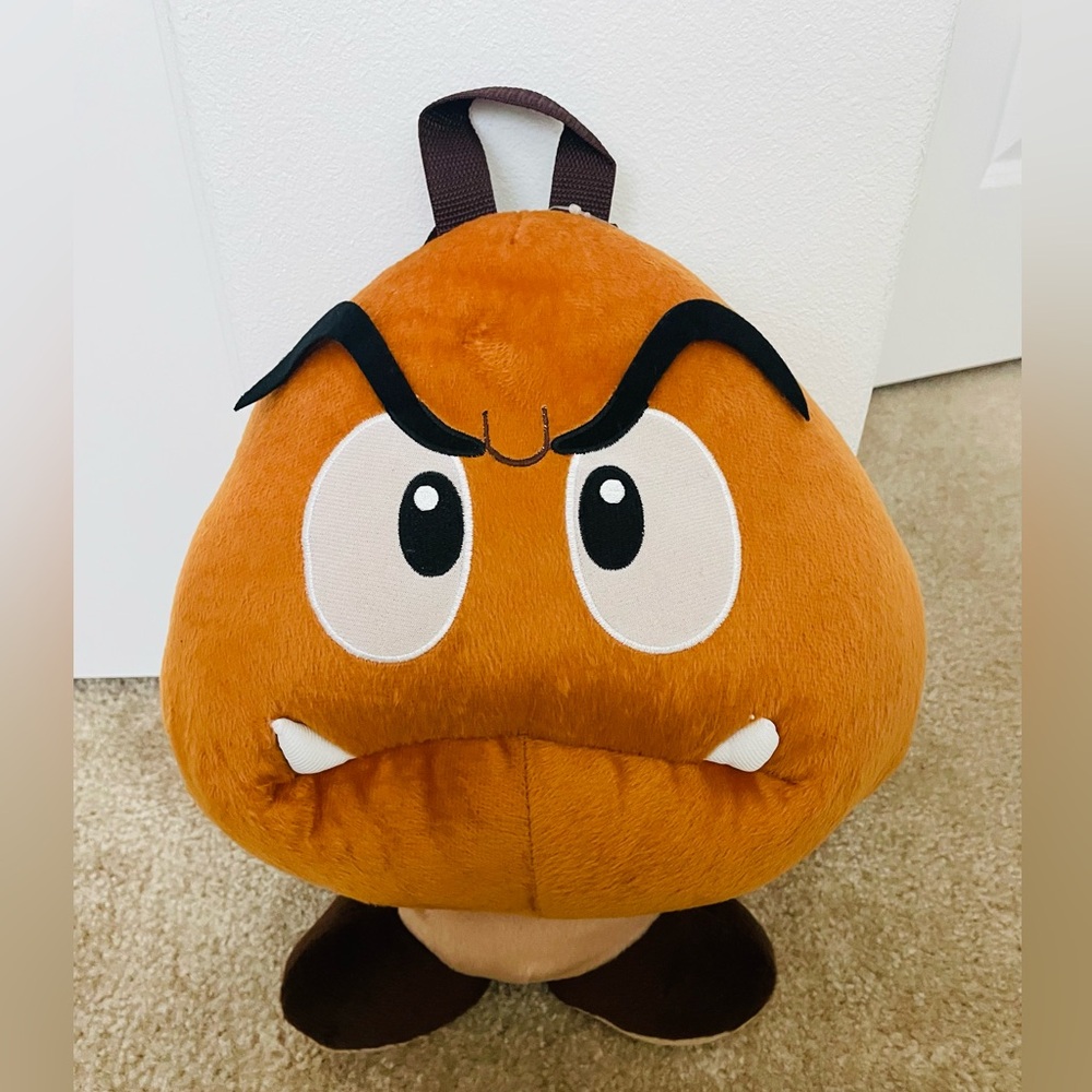 Super Mario Goomba Plush Backpack Bag